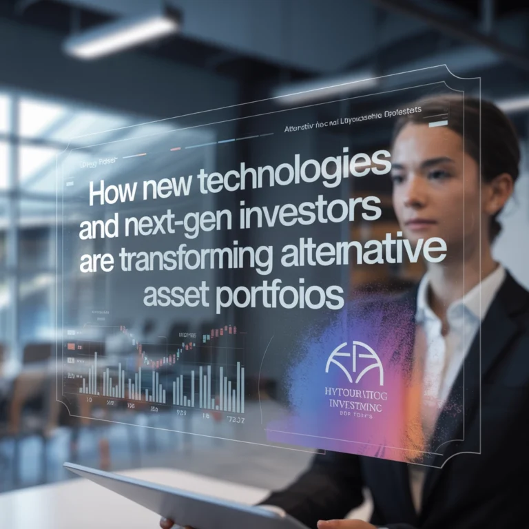 How New Technologies and Next-Gen Investors Are Transforming Alternative Asset Portfolios