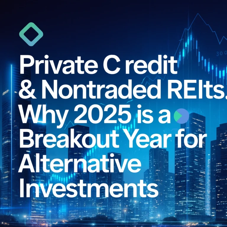 Private Credit & Nontraded REITs: Why 2025 Is a Breakout Year for Alternative Investments